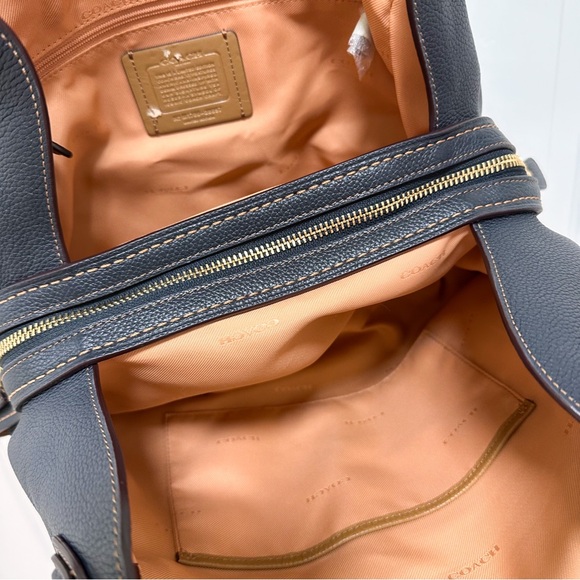 Coach Edie 31 Denim Tea Rose Appliqué Limited Edition Shoulder Bag - Picture 16 of 17